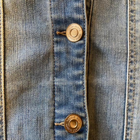 Kenzie Jeans Denim Ruffle Jacket - Picture 5 of 9